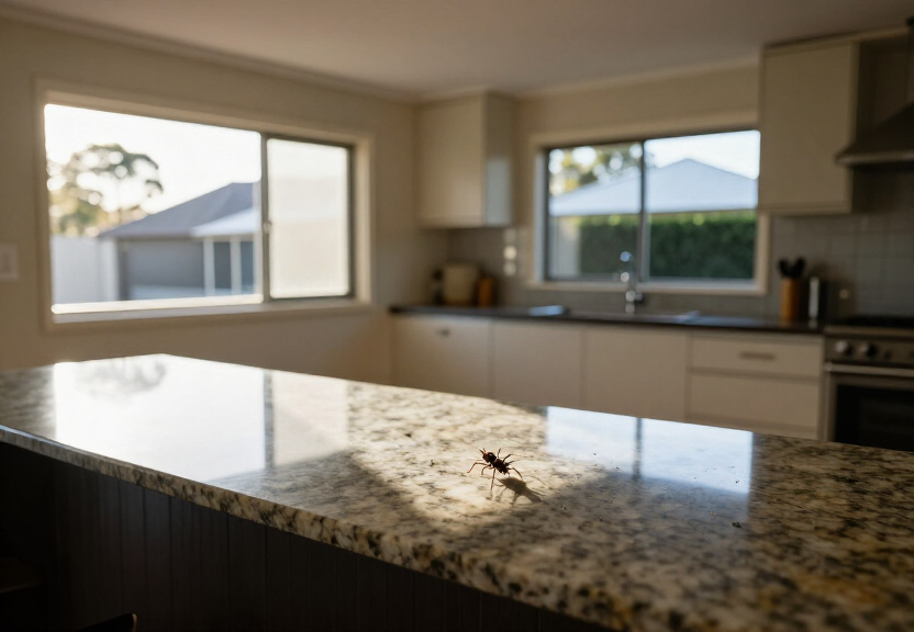 Spider-free Belfield roof void after treatment